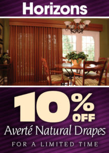 10% Off Averte Natural Drapes